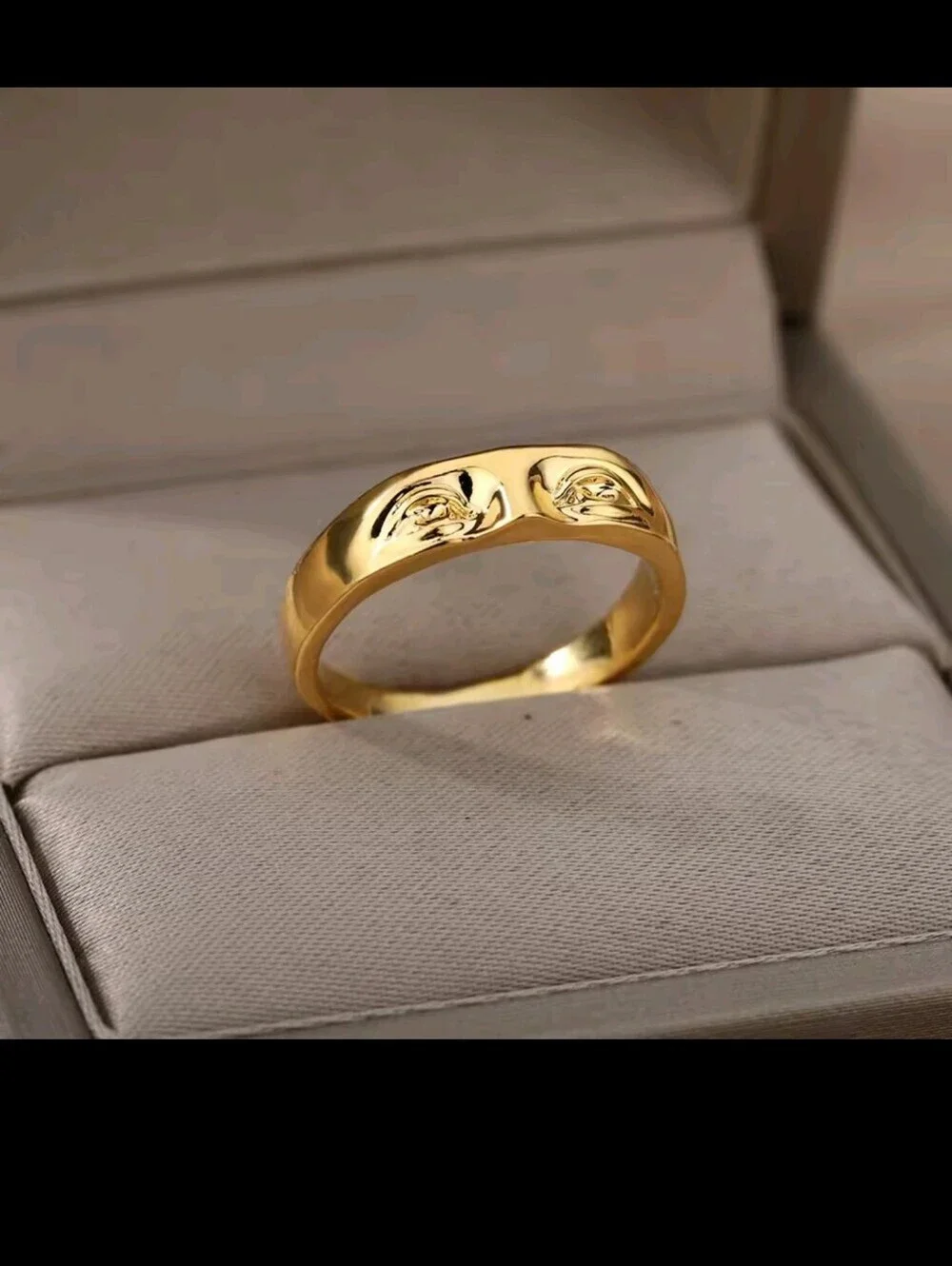 Anthropologie polished gold